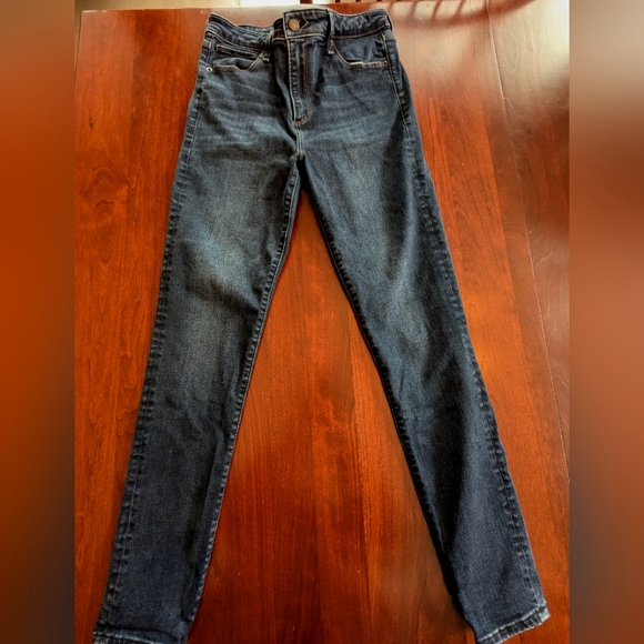 Abercrombie & Fitch Denim - Abercrombie &  Fitch Super Skinny High Rise Jean, size 8R (29), dark wash